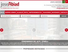 Tablet Screenshot of joseabiad.com